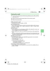 Lexus-CT200h-owners-manual page 169 min