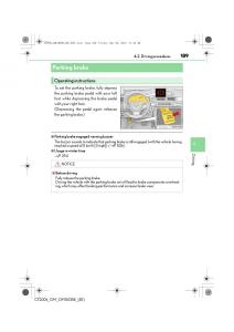 Lexus-CT200h-owners-manual page 189 min