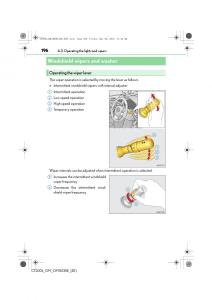 Lexus-CT200h-owners-manual page 196 min