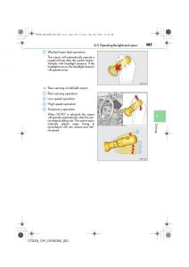Lexus-CT200h-owners-manual page 197 min