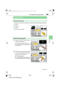 Lexus-CT200h-owners-manual page 205 min