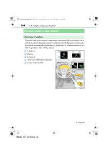 Lexus-CT200h-owners-manual page 208 min