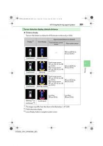 Lexus-CT200h-owners-manual page 221 min