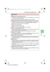 Lexus-CT200h-owners-manual page 241 min