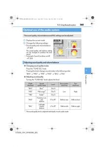 Lexus-CT200h-owners-manual page 265 min