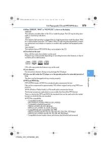 Lexus-CT200h-owners-manual page 273 min