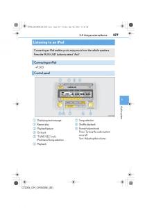 Lexus-CT200h-owners-manual page 277 min