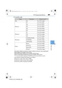 Lexus-CT200h-owners-manual page 281 min