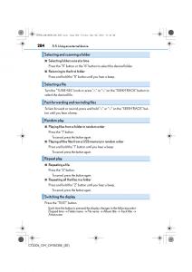 Lexus-CT200h-owners-manual page 284 min