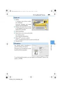 Lexus-CT200h-owners-manual page 291 min