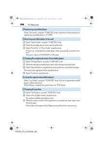 Lexus-CT200h-owners-manual page 298 min