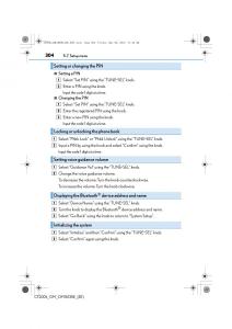 Lexus-CT200h-owners-manual page 304 min