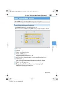 Lexus-CT200h-owners-manual page 321 min