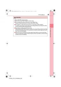 Lexus-CT200h-owners-manual page 37 min