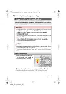 Lexus-CT200h-owners-manual page 424 min