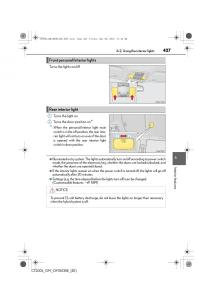 Lexus-CT200h-owners-manual page 427 min