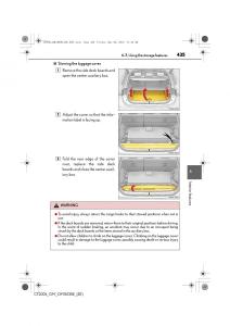 Lexus-CT200h-owners-manual page 435 min