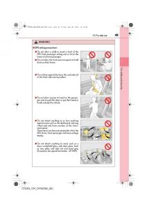 Lexus-CT200h-owners-manual page 45 min