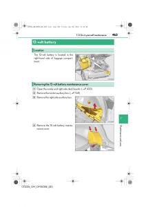 Lexus-CT200h-owners-manual page 463 min
