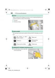 Lexus-CT200h-owners-manual page 464 min