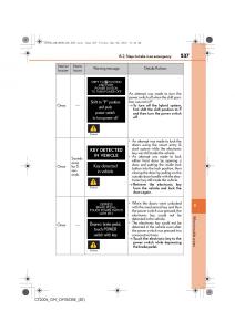 Lexus-CT200h-owners-manual page 537 min