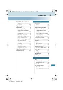 Lexus-CT200h-owners-manual page 613 min