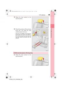 Lexus-CT200h-owners-manual page 65 min