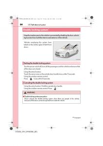 Lexus-CT200h-owners-manual page 84 min