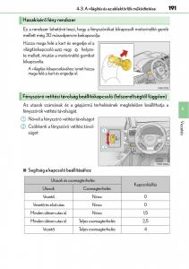 Lexus-CT200h-Kezelesi-utmutato page 191 min