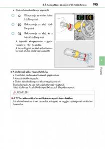 Lexus-CT200h-Kezelesi-utmutato page 195 min