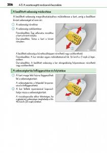 Lexus-CT200h-Kezelesi-utmutato page 206 min