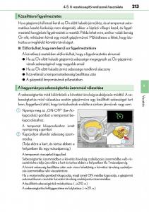 Lexus-CT200h-Kezelesi-utmutato page 213 min