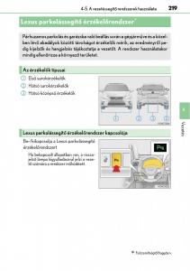 Lexus-CT200h-Kezelesi-utmutato page 219 min