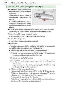 Lexus-CT200h-Kezelesi-utmutato page 228 min