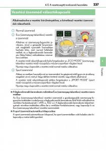 Lexus-CT200h-Kezelesi-utmutato page 237 min