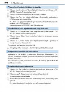 Lexus-CT200h-Kezelesi-utmutato page 298 min