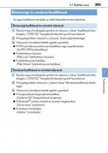 Lexus-CT200h-Kezelesi-utmutato page 303 min