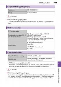 Lexus-CT200h-Kezelesi-utmutato page 583 min