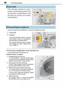 Lexus-CT200h-Kezelesi-utmutato page 98 min