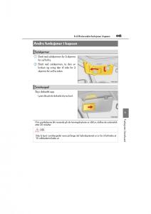 Lexus-CT200h-bruksanvisningen page 447 min