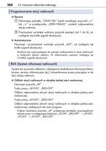 Lexus-CT200h-instrukcja-obslugi page 268 min