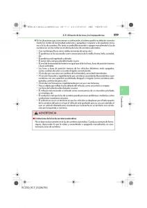 Lexus-RC-manual-del-propietario page 259 min