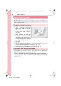 Lexus-RC-manual-del-propietario page 42 min