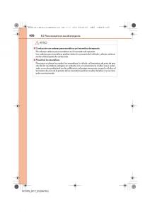 Lexus-RC-manual-del-propietario page 626 min