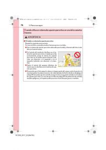 Lexus-RC-manual-del-propietario page 76 min