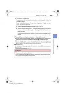 Lexus-RC-manuale-del-proprietario page 205 min