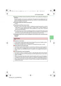 Lexus-RC-manuale-del-proprietario page 241 min