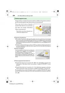 Lexus-RC-manuale-del-proprietario page 254 min