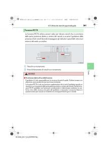 Lexus-RC-manuale-del-proprietario page 361 min