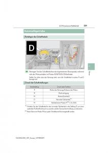 Lexus-NX-Handbuch page 231 min